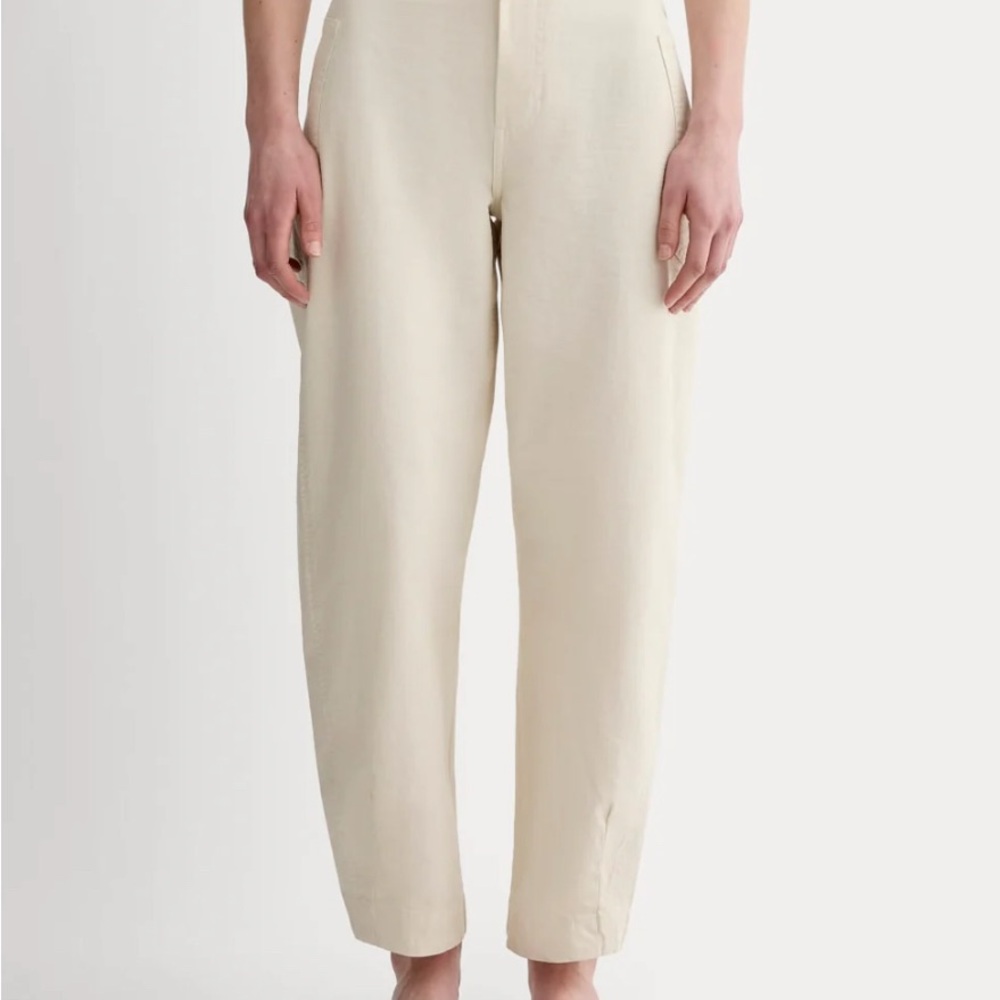 Everlane Fatigue Barrel Pants - Canvas White
